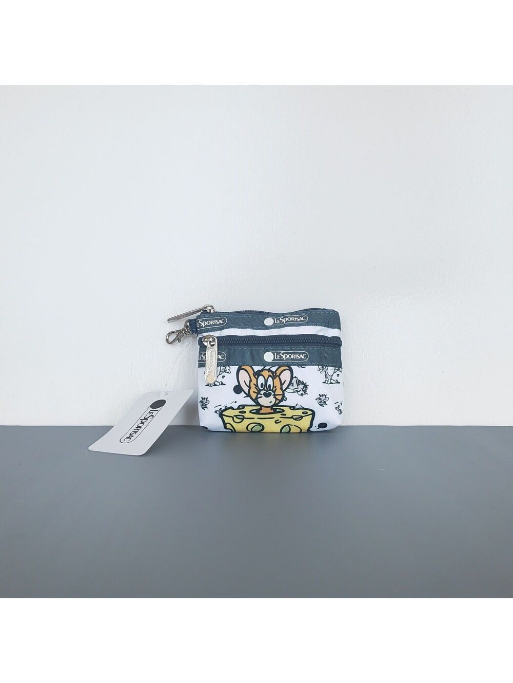 LeSportsac x Tom and Jerry 2-Zip Wristlet Coin Pouch NWT